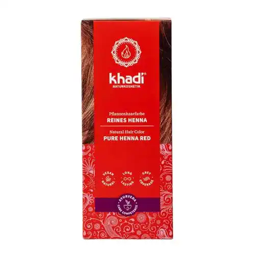 Die beste Henna-Haarfarbe Khadi Pflanzenhaarfarbe Reines Henna Orangerot 2026 Test Bestseller Henna-Haarfarbe Khadi Pflanzenhaarfarbe Reines Henna Orangerot