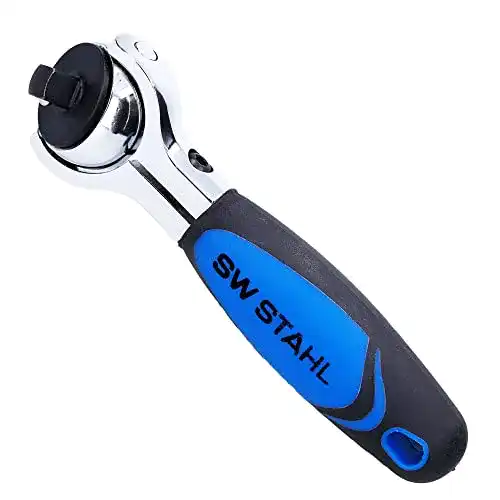 Ratsche SW-Stahl 05715L Umschaltknarre 1/4 Zoll Mini