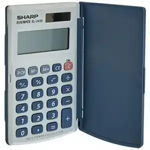 Sharp-Taschenrechner SHBNL Sharp EL-243S Solar u. Batterie