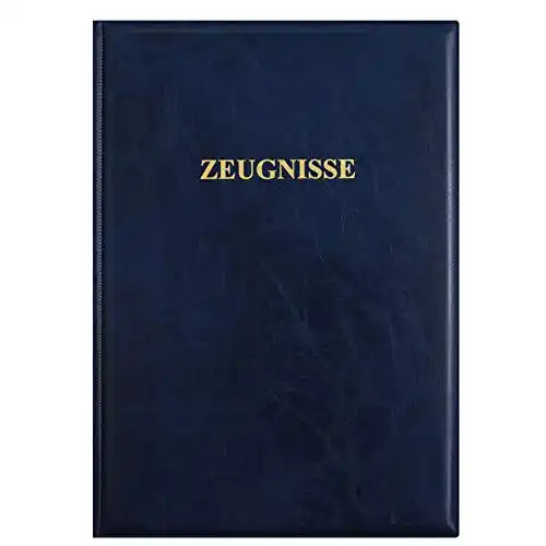 Die beste Zeugnismappe ROTH Dunkelblau mit 12 A4 Klarsichthüllen 2026 Test Bestseller Zeugnismappe ROTH Dunkelblau mit 12 A4 Klarsichthüllen