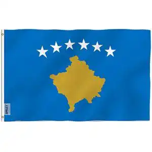 Kosovo-Flagge Anley Fly Breeze 3×5 Fuß, lebendige Farbe