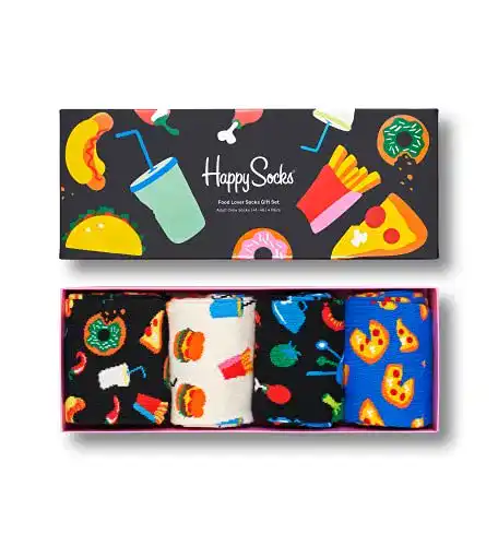 Happy Socks Happy Socks 4-Pack Food Lover Socks Set