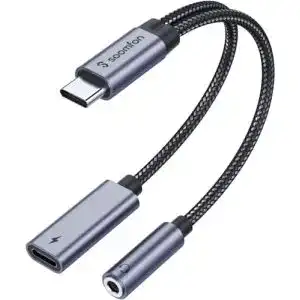 USB-C-Klinke-Adapter SOOMFON USB C auf 3,5mm Klinke