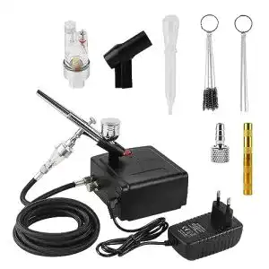 Airbrush-Set YAOBLUESEA Dual Action Professionell, mit Zubehör