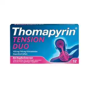 Kopfschmerztabletten Thomapyrin TENSION DUO 400mg/100mg