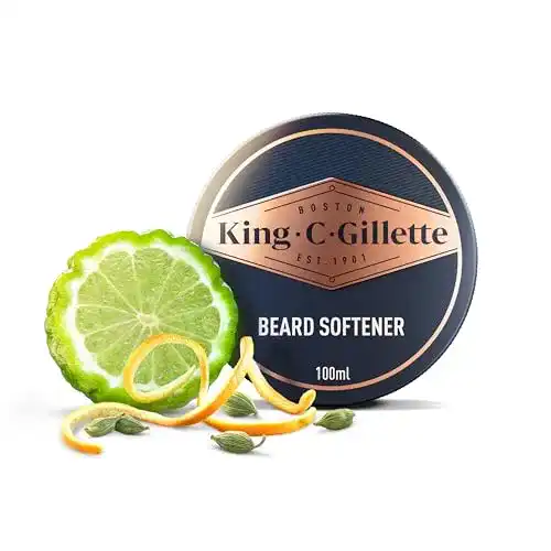Bartbalsam King C. Gillette mit Sheabutter, Arganöl, u. Kakaobutter