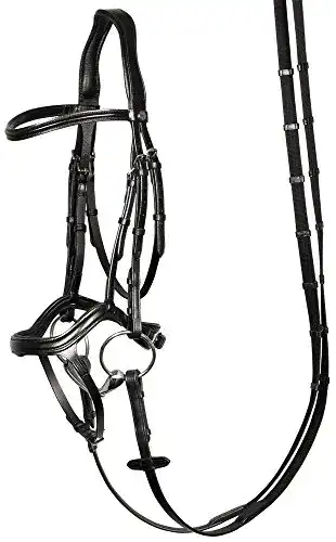 Trensenzaum Harry’s Horse Hoofdstel Anatomic, Farbe:schwarz