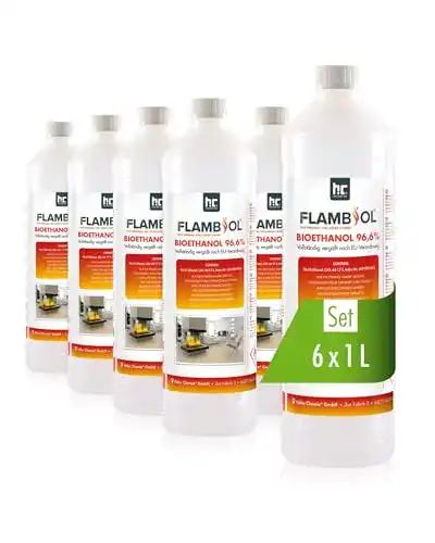 Die beste Bioethanol Höfer Chemie 6 x 1 L 96,6% Premium - TÜV SÜD 2026 Test Bestseller Bioethanol Höfer Chemie 6 x 1 L 96,6% Premium – TÜV SÜD