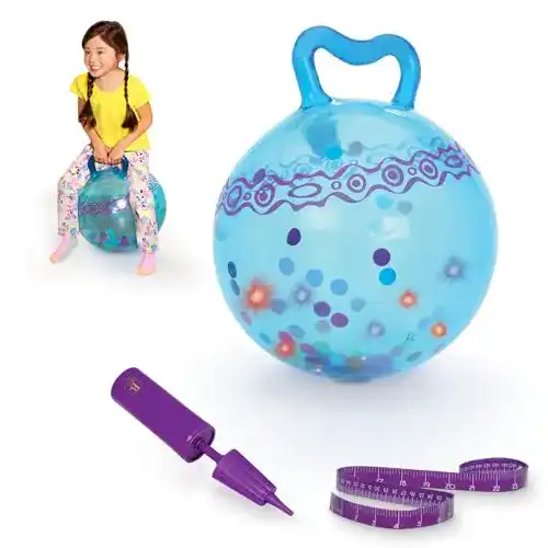 Hüpfball B. toys by Battat B. toys mit Handpumpe und Lichtern