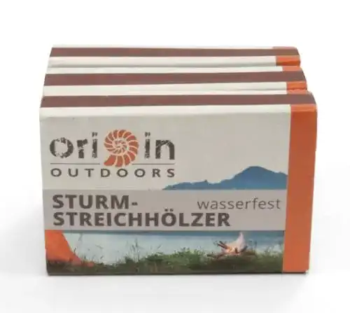 Sturmstreichhölzer Relags BasicNature Wasserfeste