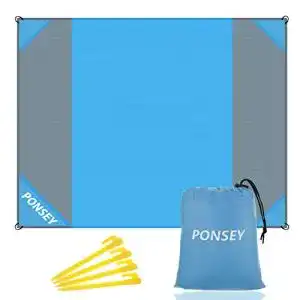 Picknickdecke Ponsey 200 x 200 cm Stranddecke Strandmatte