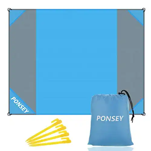 Picknickdecke Ponsey 200 x 200 cm Stranddecke Strandmatte