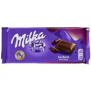 Dunkle Schokolade Milka Zartherb – Zartschmelzend 5 x 100g