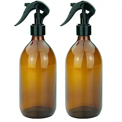 Glassprühflaschen mikken 2 Sprühflaschen 500 ml Glas braun