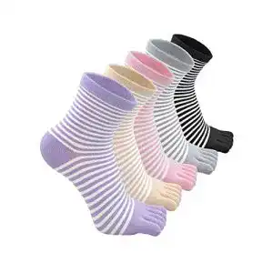 Zehensocken Mogao Caves Damen Fünf Finger Crew Socken