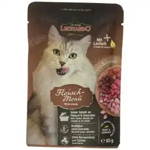 Leonardo-Nassfutter LEONARDO HOME Fleischmenü, 16x85g