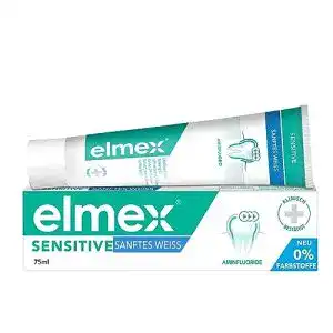 Elmex-Zahnpasta ELMEX Zahnpasta Sensitive Sanftes Weiß, 75 ml