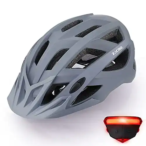 Die beste Mountainbike-Helm Herren Zacro Fahrradhelm mit Rücklicht 2026 Test Bestseller Mountainbike-Helm Herren Zacro Fahrradhelm mit Rücklicht