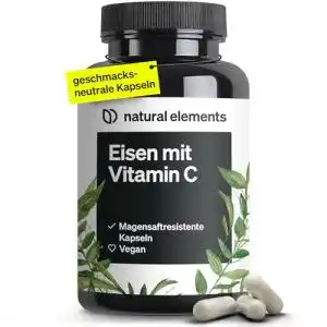 Eisenpräparat natural elements Eisen 20mg (aus Eisenbisglycinat)