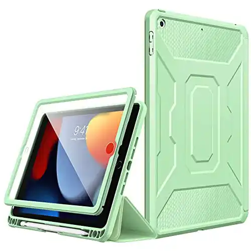 Tablet-Hülle MoKo Hülle Kompatibel mit Neu iPad 9. Gen. 2021