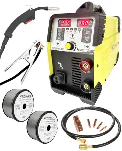 MIG-MAG-Schweißgerät WELDINGER Fülldrahtset ME 180 mini