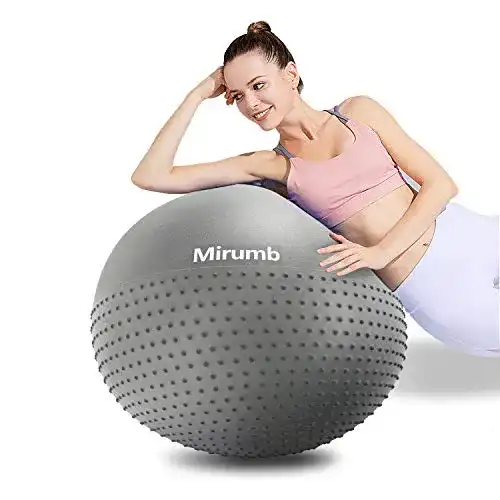 Gymnastikball 75 cm Mirumb Gymnastikball, Anti Burst