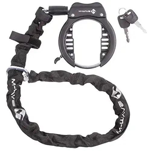 Rahmenschloss mit Kette M-Wave Unisex Erwachsene Ringchain XL