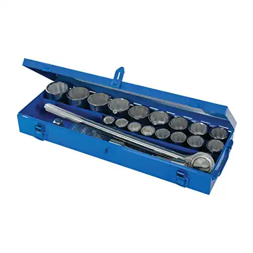 Steckschlüsselsatz 3/4 Zoll Silverline 633663, metrisch, 21-tlg.