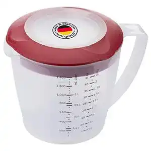 Messbecher Westmark Rührbecher/Messkanne mit Spritzschutz