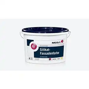 Silikatfarbe-Aussen Mega, Silikat-Fassadenfarbe, 12,5 l