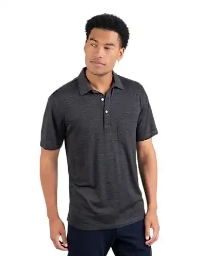 Herren-Merino-Shirt Woolly Clothing Co Polo-Shirt Merino-Wolle