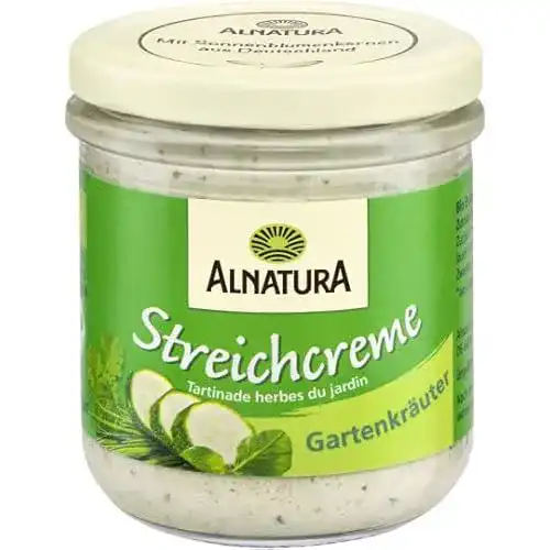 Alnatura-Brotaufstrich Alnatura Gartenkräuter, vegan, 6 x 180 g