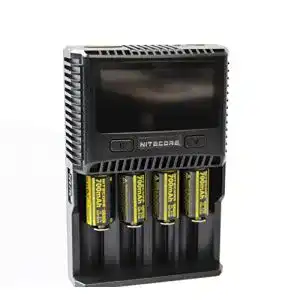 18650-Ladegerät Nitecore SC4-4-Schacht-Profi-Lader, Farbdisplay