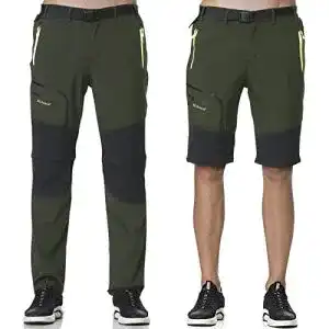 Kletterhosen Herren SOLOYEE Herren Wanderhose Zip Off