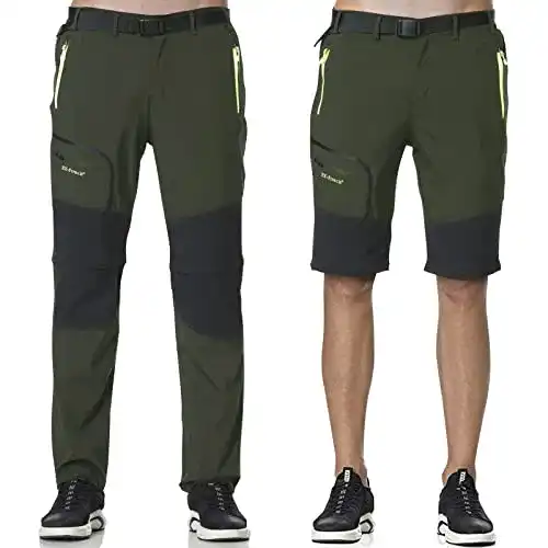 Kletterhosen Herren SOLOYEE Herren Wanderhose Zip Off