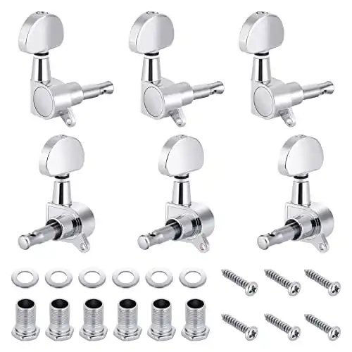 Gitarren-Mechaniken Neewer ® 6 Stück Sliber Akustikgitarre