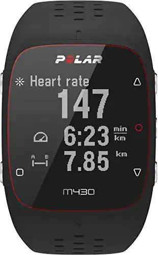 Outdoor-Uhr Polar M430 Laufuhr, schwarz, M/L