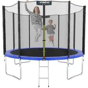 Trampolin 244 cm Kinetic Sports Gartentrampolin TPLH08