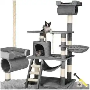 Tectake-Kratzbaum tectake Kratzbaum für Katzen