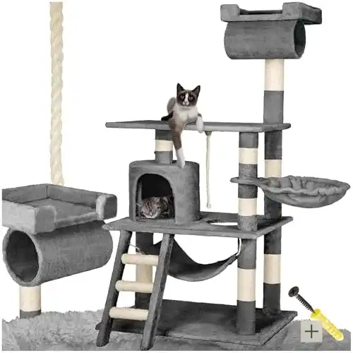 Tectake-Kratzbaum tectake Kratzbaum für Katzen