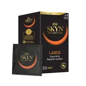 SKYN-Kondome SKYN Große, große latexfreie, 50 Kondome