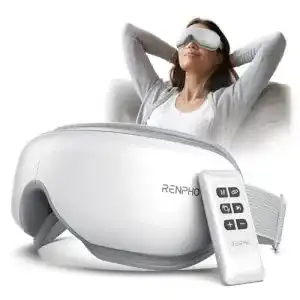Augenmassagegerät RENPHO – Fernbedienung u. Wärmefunktion