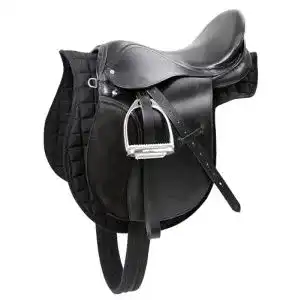 Wanderreitsattel Kerbl 32285 Haflinger Sattelset, schwarz