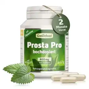 Prostata-Tabletten Greenfood Prosta Pro, hochdosiert, 460 mg