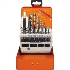 Gewindebohrer Projahn 91013 Einschnitt Satz 15-tlg. (M3 – M12)