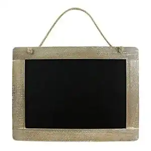 Holztafel com-four ® Memotafel, Kreidetafel zum Aufhängen
