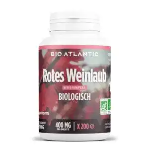 Venen-Tabletten Bio Atlantic Bio Rotes Weinlaub 400mg, 200 Tabl.