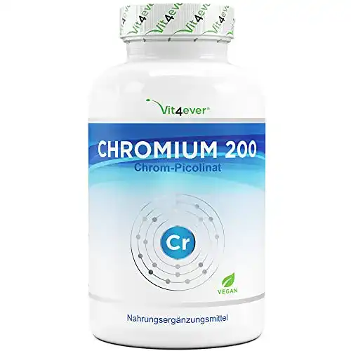Chrom-Tabletten Vit4ever Chromium Picolinate, 365 Tabletten