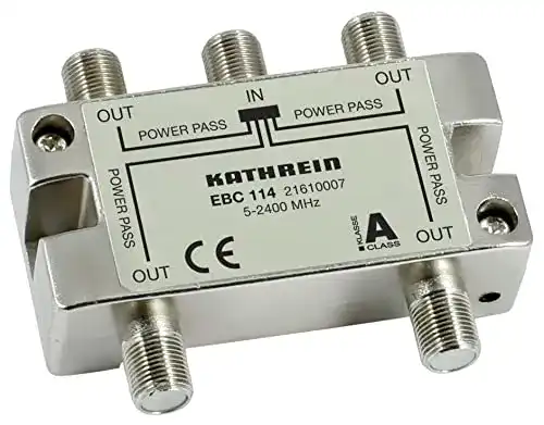 Sat-Verteiler 4-fach Kathrein 21610007 EBC 10 2,4 GHz