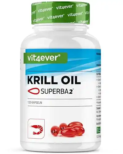 Krillöl Vit4ever Krill Öl, 135 Kapseln, Premium: Antarktis